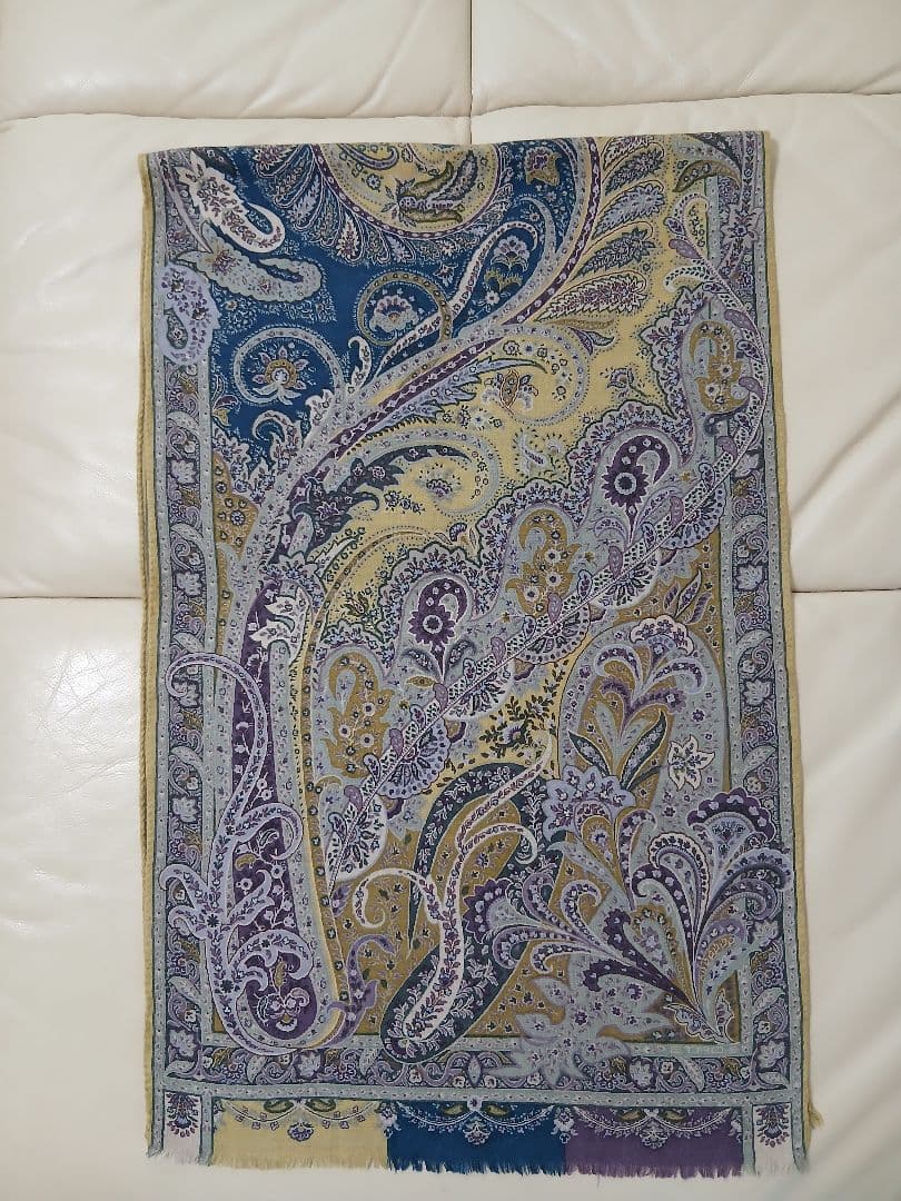 エトロ　カシミヤ 70% シルク 30%　ストール ショール カシミア　マフラー