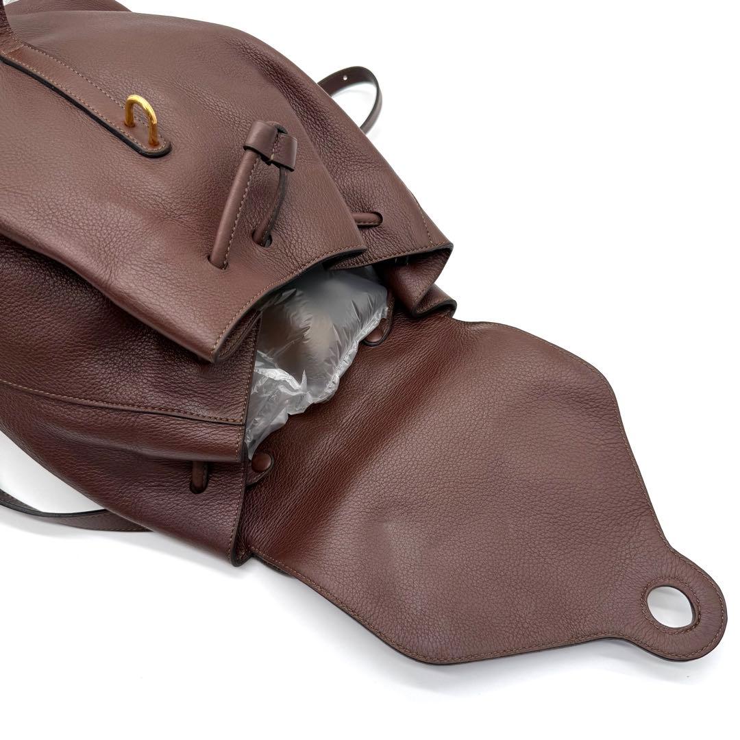 DELVAUX デルヴォー カーフ レザー 本革 リュックサック バックパック