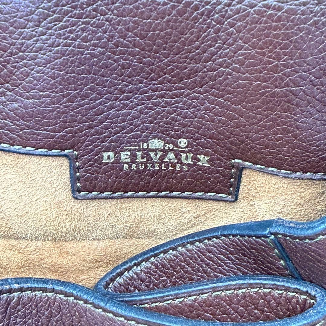 DELVAUX デルヴォー カーフ レザー 本革 リュックサック バックパック