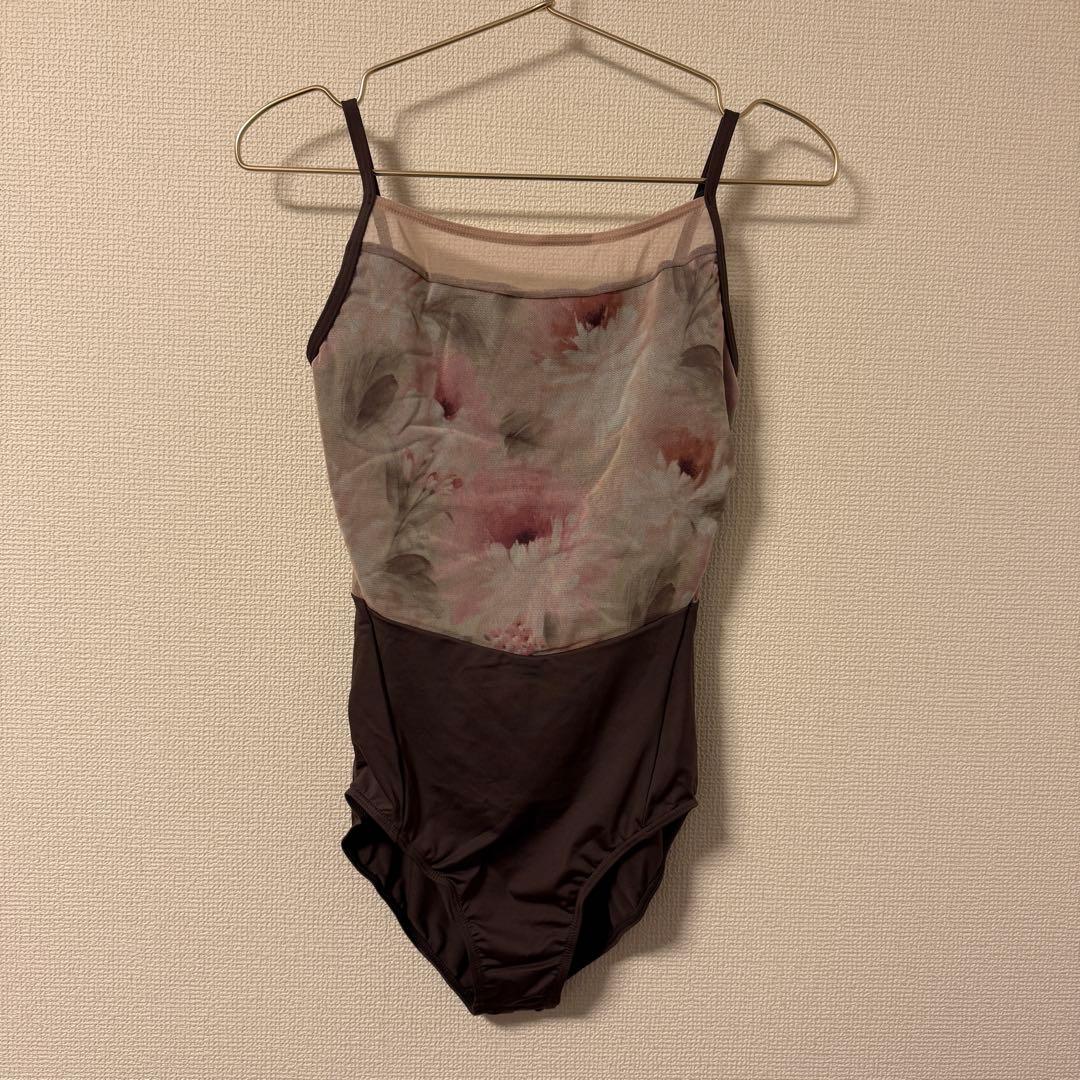 SALE 新品 Chacott レオタード ＆ スカート セット ブラウン