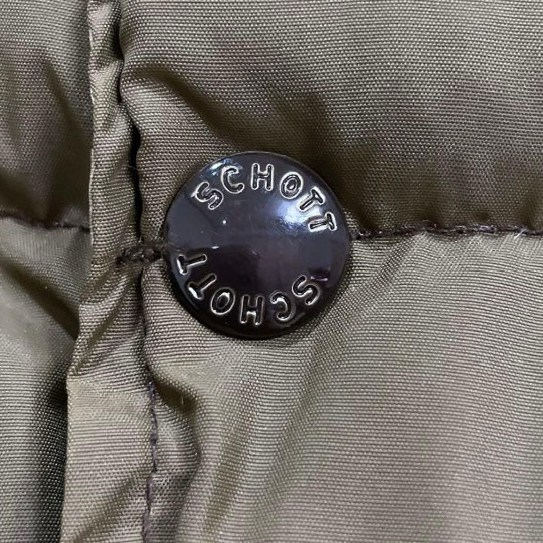 ショットニューヨーク USA製 ダウンベスト リバーシブル グースダウン60%