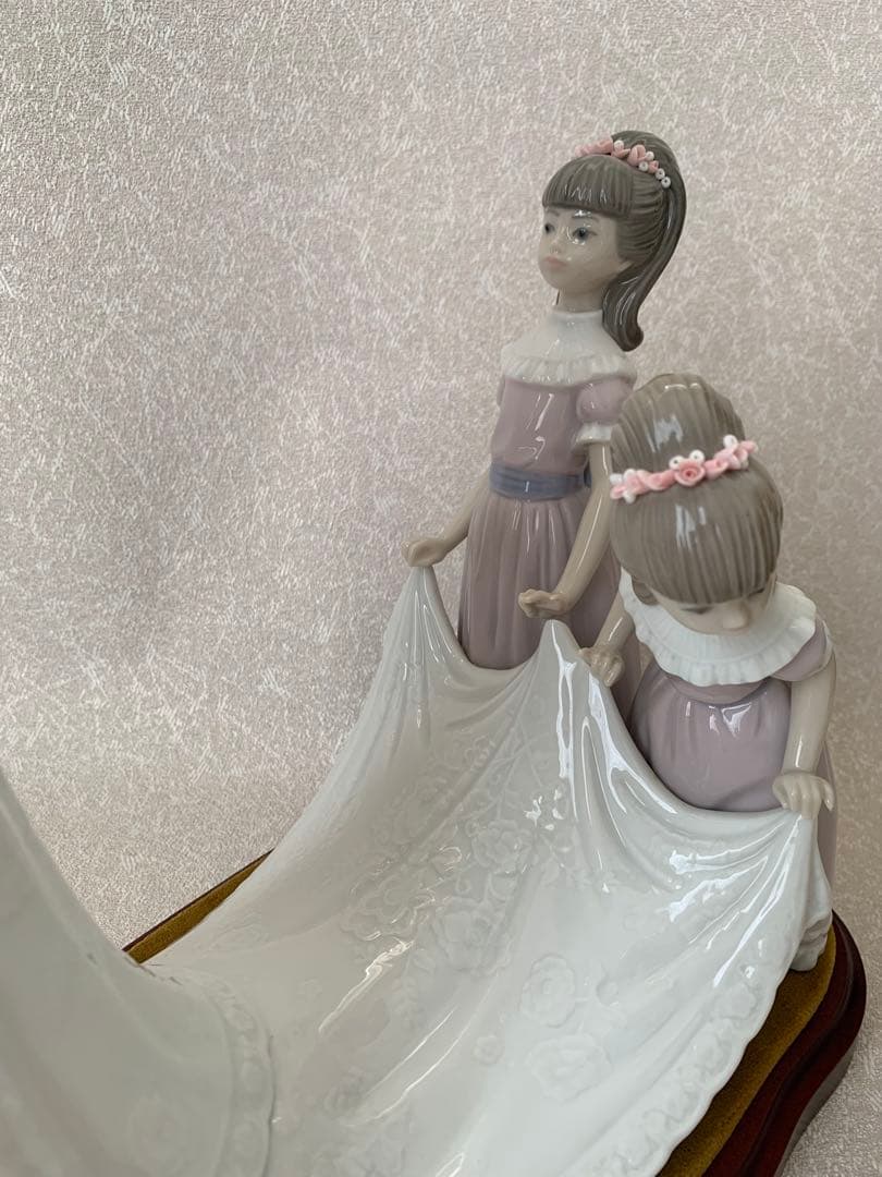 LLADRO リヤドロ 『 花嫁がやってくる 』 置物 高さ　　35㎝！