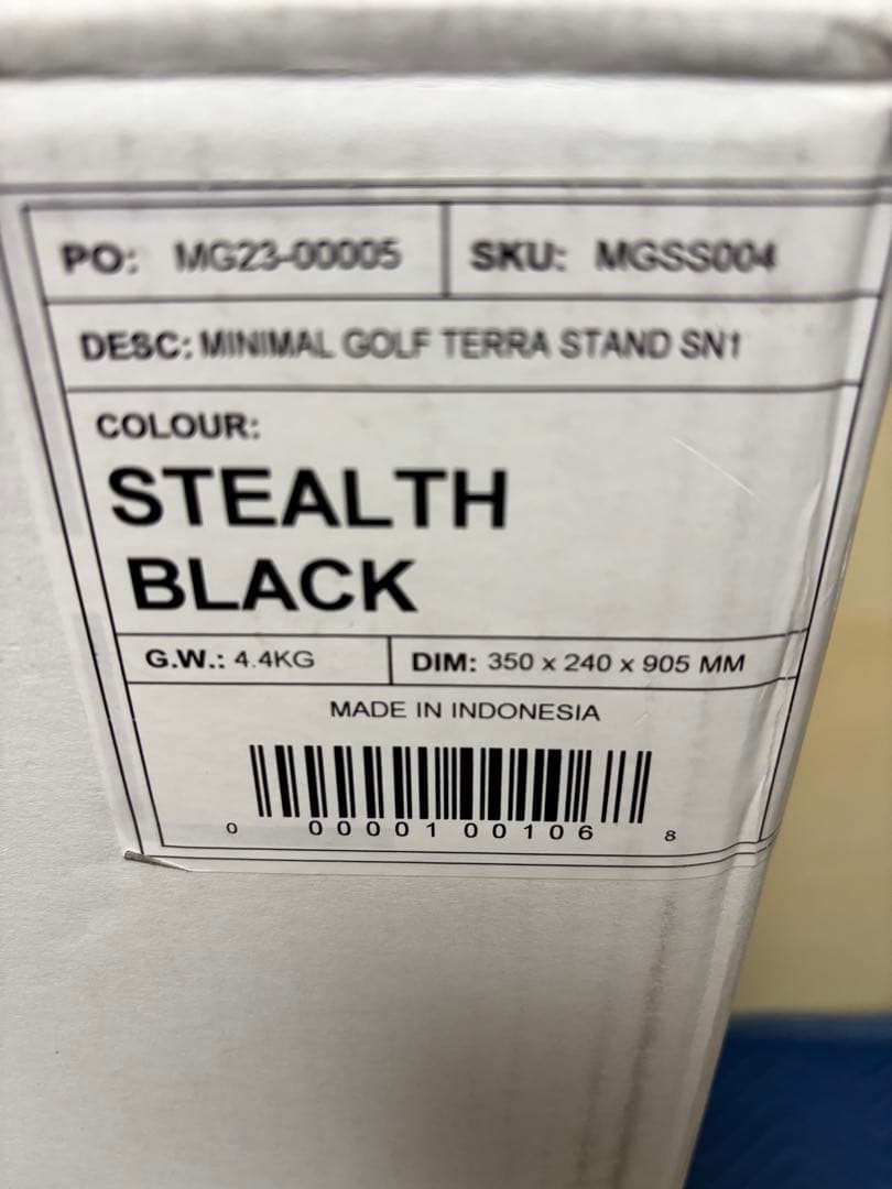 ミニマルゴルフMNML GOLF TERRA StandSN1 スタンドバッグ