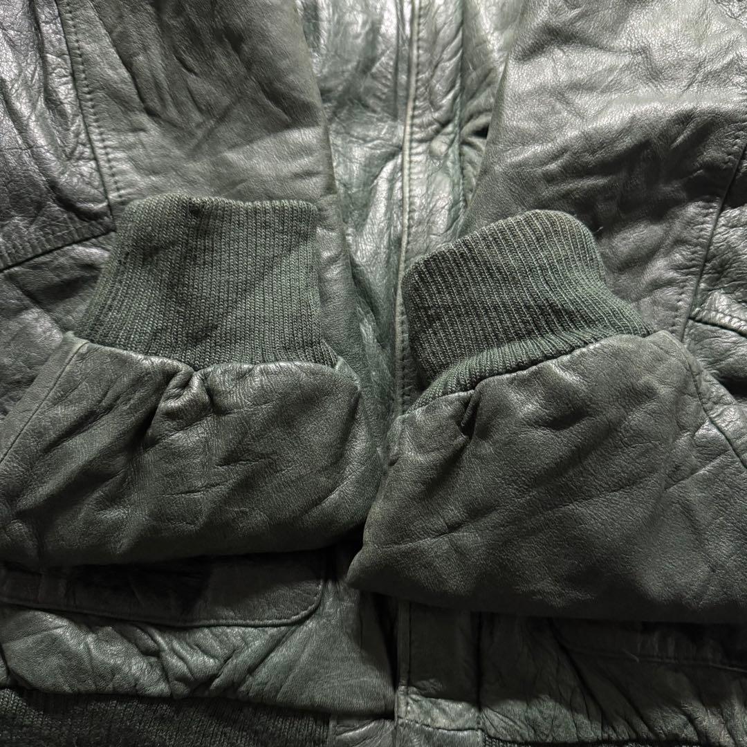 【00s archive】A-2 leather flight jkt 短丈　M