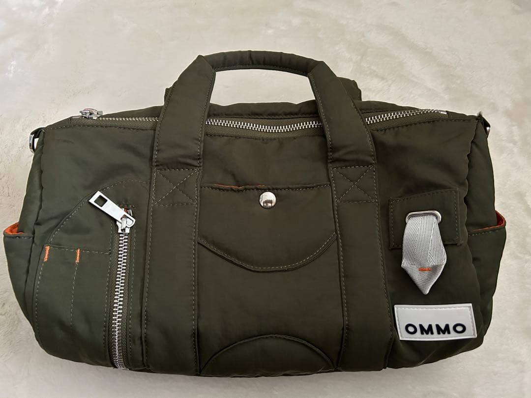 OMMO 2WAY CIRCLE BOSTON BAG CIRCLE BOSTON