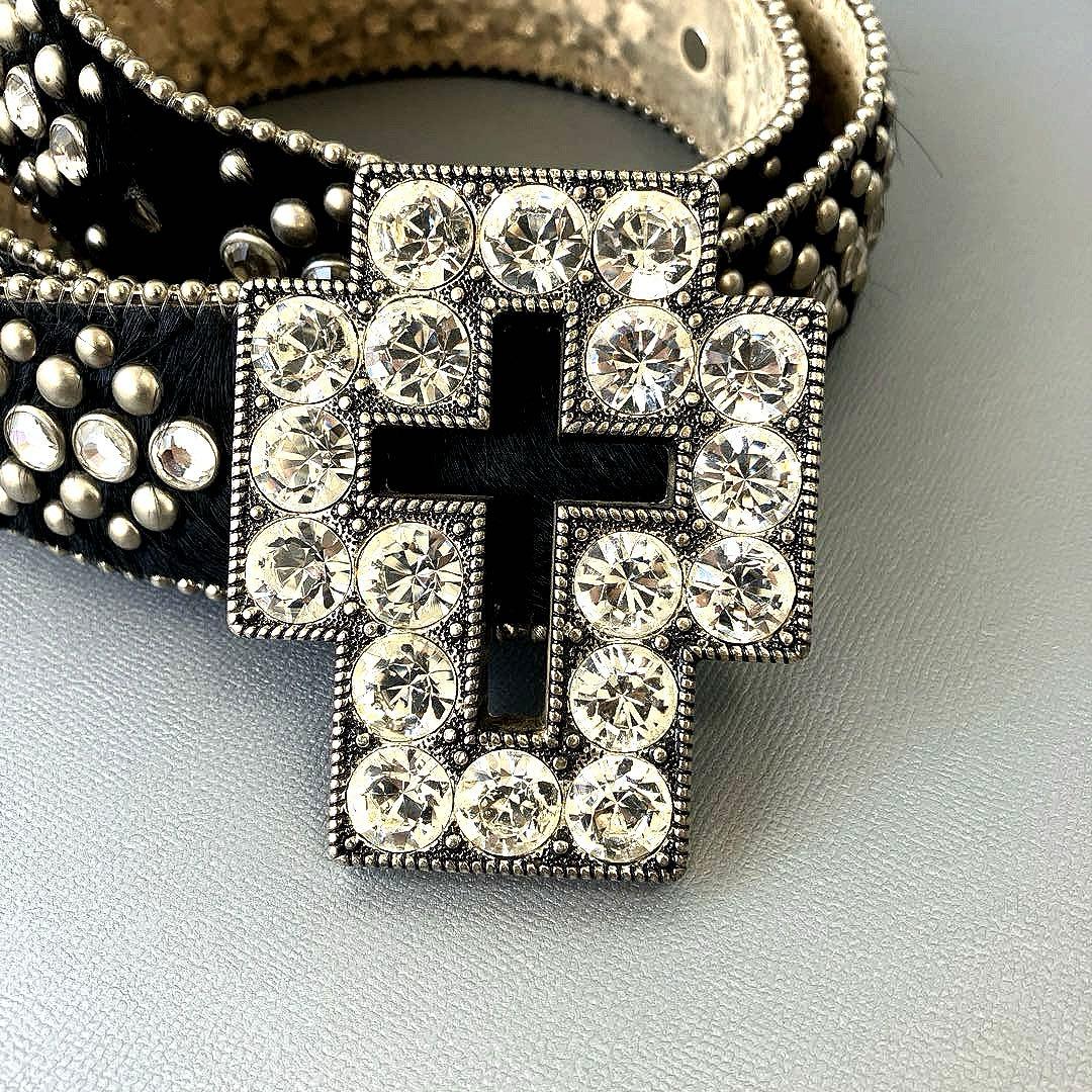 小物 b.b.simon archive leatherbelt XL cross