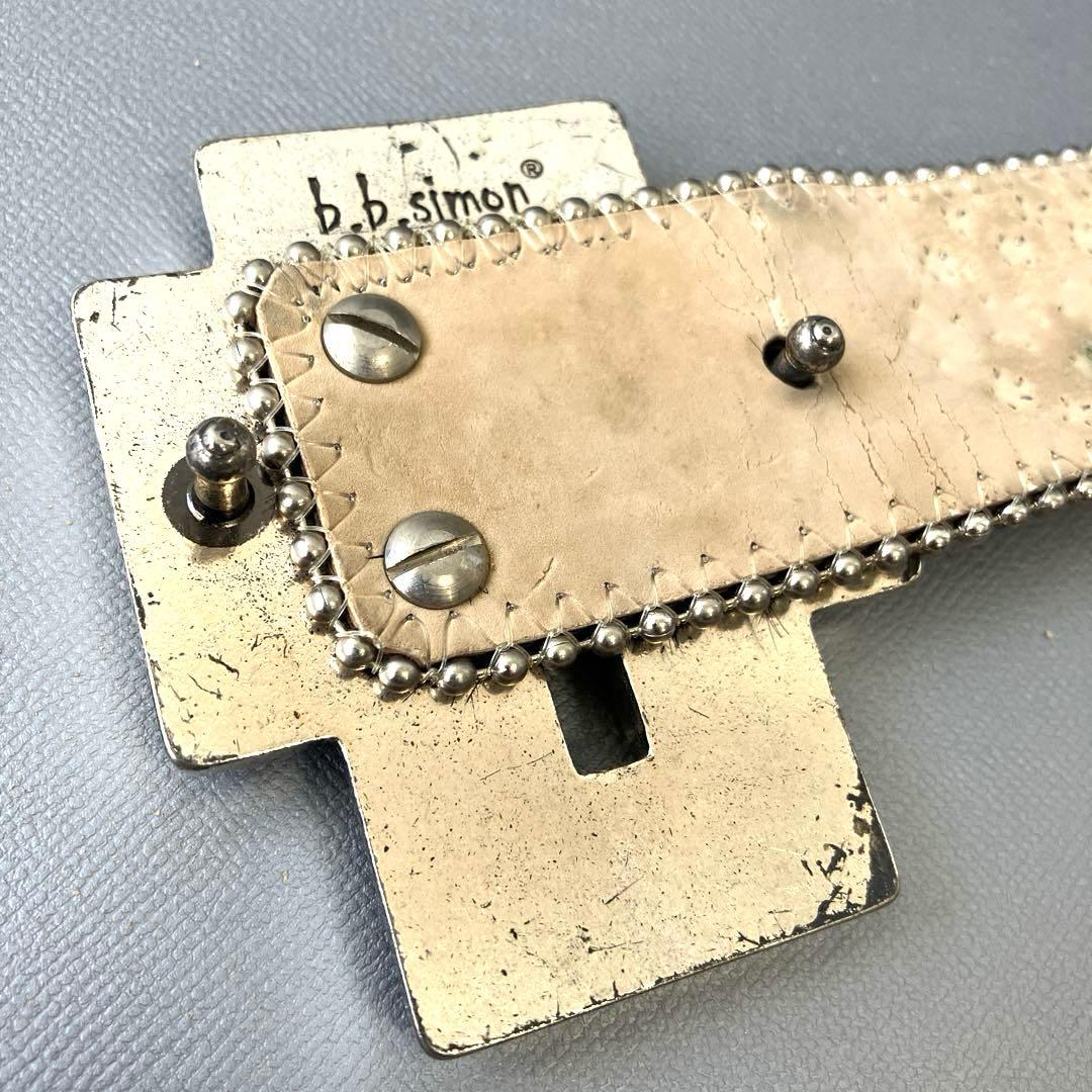 小物 b.b.simon archive leatherbelt XL cross