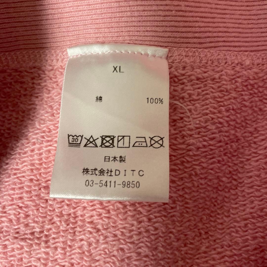 BOWWOW バウワウ スウェット ディズニー ヴィンテージ 古着 ピンク XL