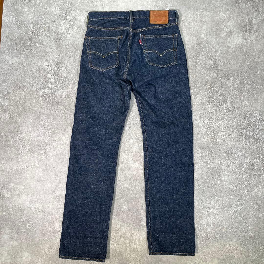 LEVI'S 501 赤耳 クロカン 革パッチ W30 L32 セルビッチデニム