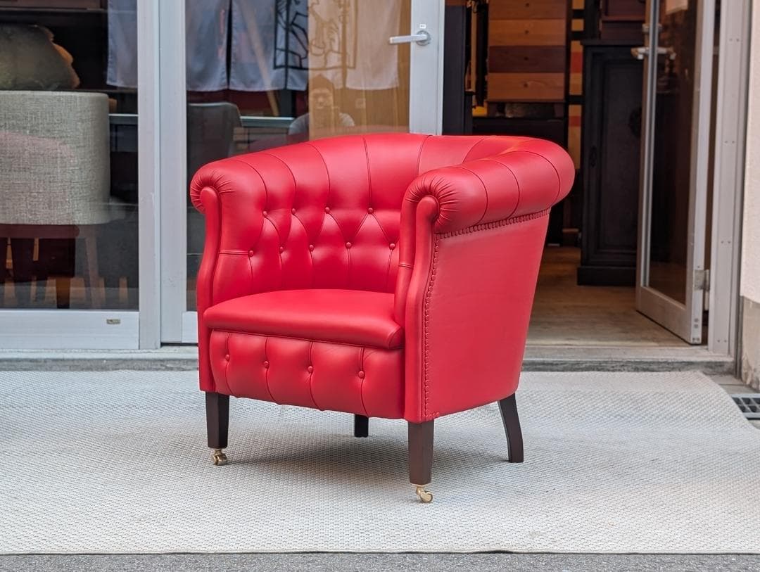 現行モデル☆ポルトローナフラウ／Fumoir／フーモア／1Pソファ／本革