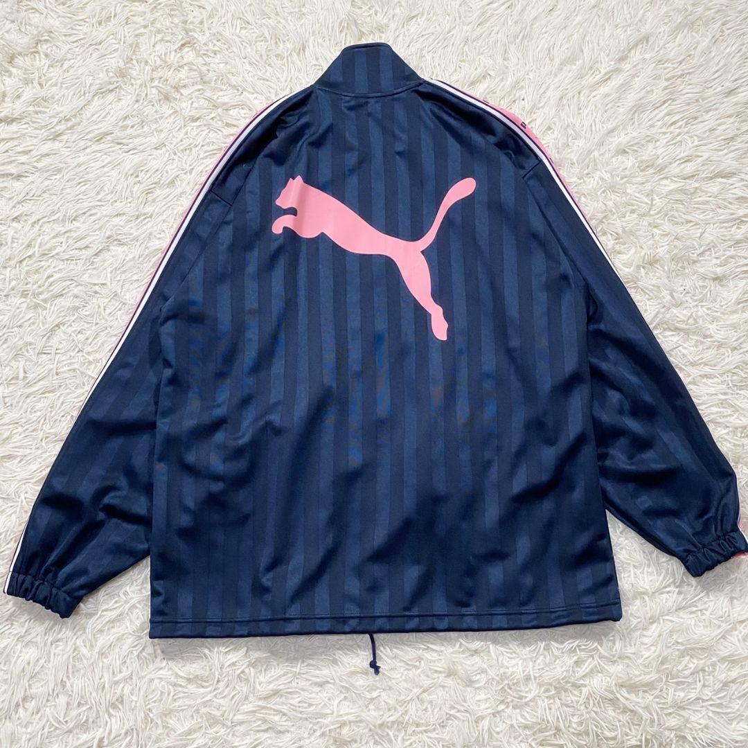 811【極美品】PUMA プーマ ジャージ セットアップ 紺 ピンク L - メルカリ
