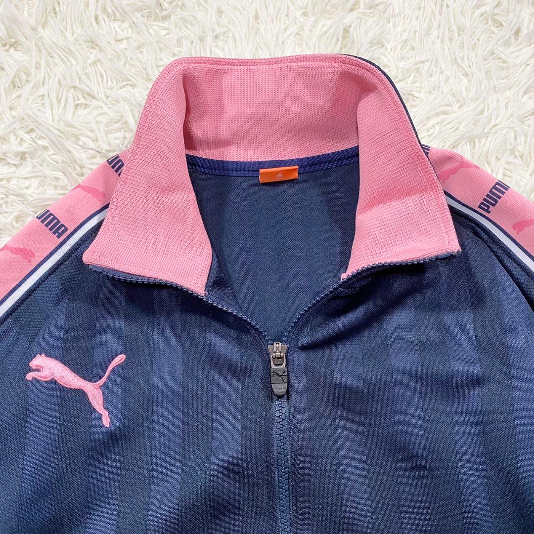 811【極美品】PUMA プーマ ジャージ セットアップ 紺 ピンク L - メルカリ