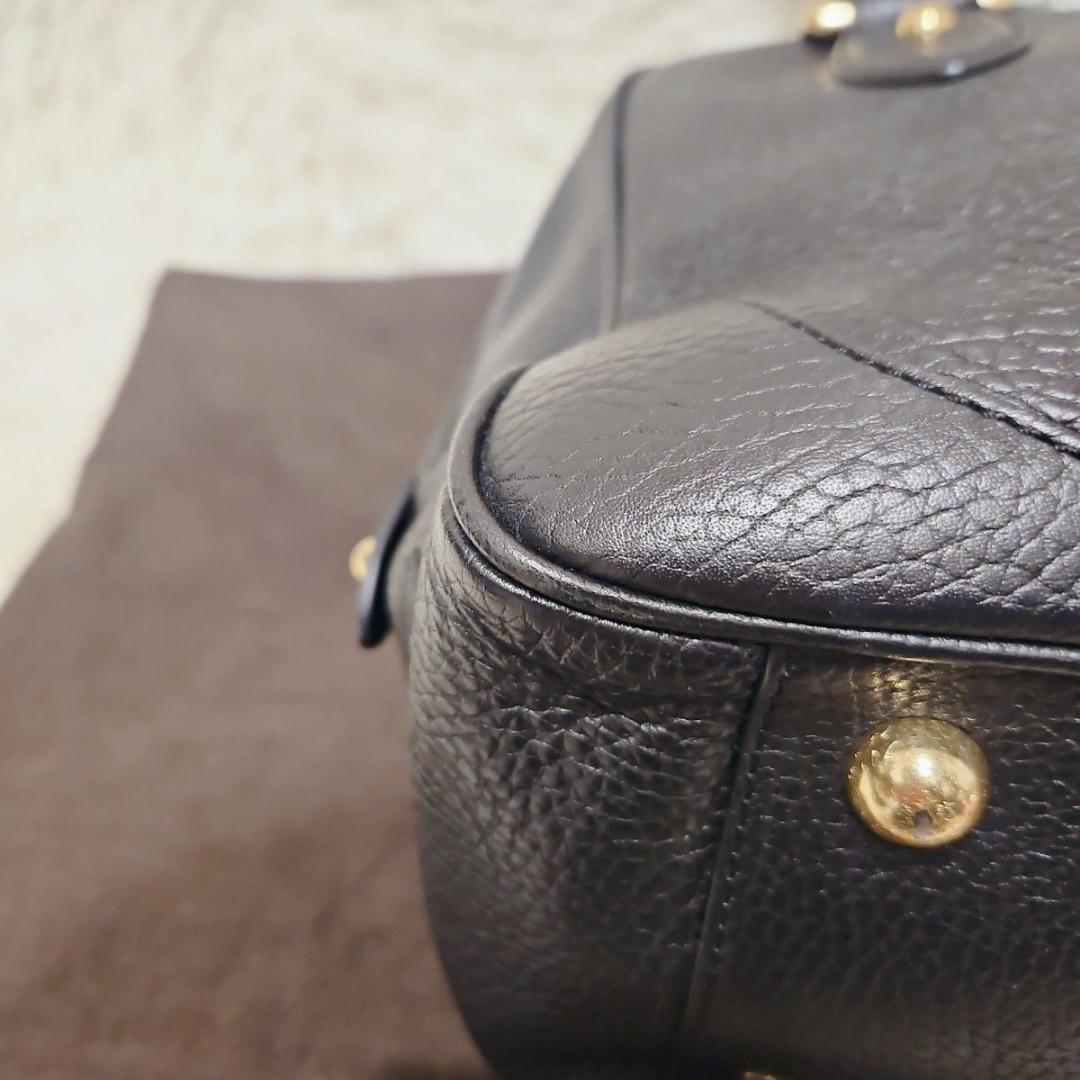 美品 J&M DAVIDSON ミニミア ハンドバッグ ミニボストン 鍵付き