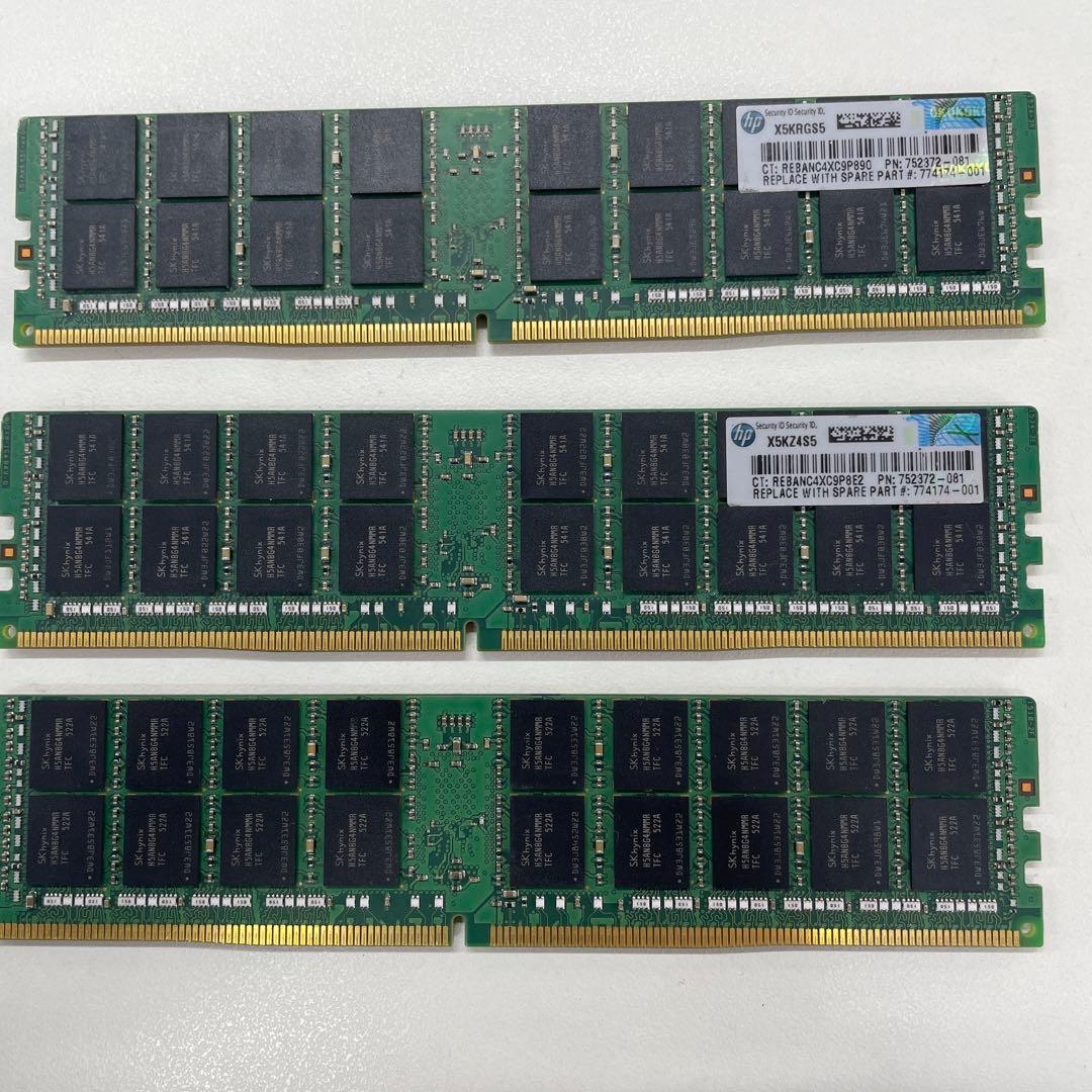 SKhynix KOREA 4Rx4 PC4 32gb×3枚　メモリ