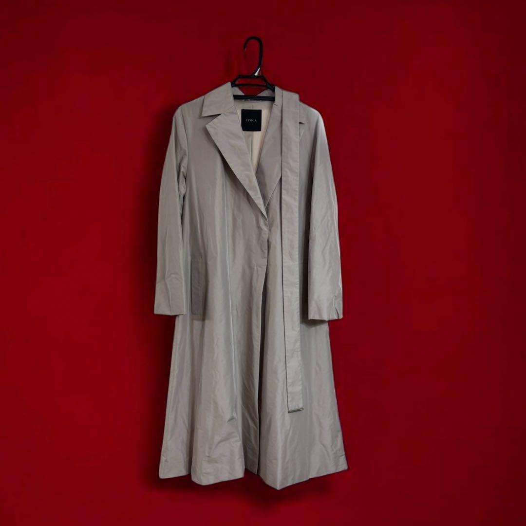 大特価‼️ EPOCA ライトタフタ パディングトレンチコート 40サイズ