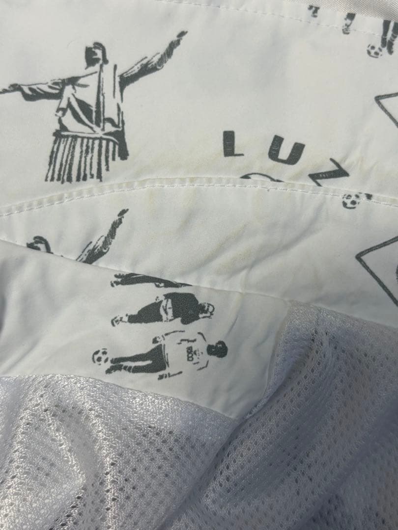 【希少XL】ルースイソンブラ GINGA 総柄コーチジャケット ホワイト