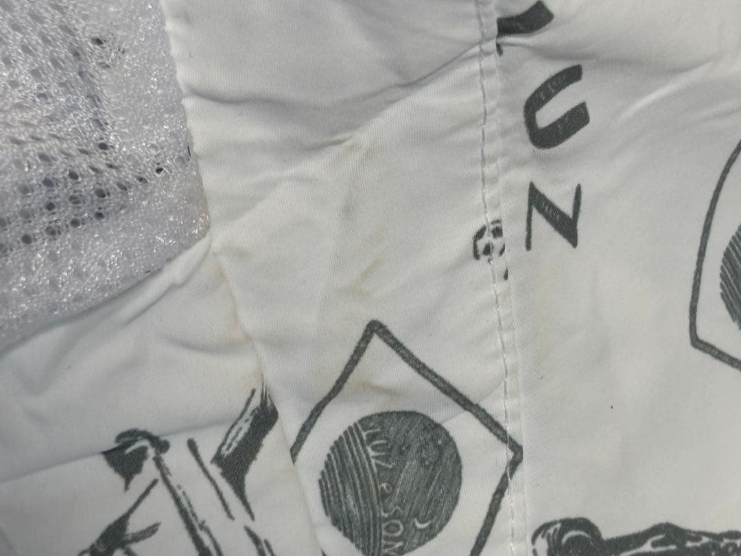 【希少XL】ルースイソンブラ GINGA 総柄コーチジャケット ホワイト