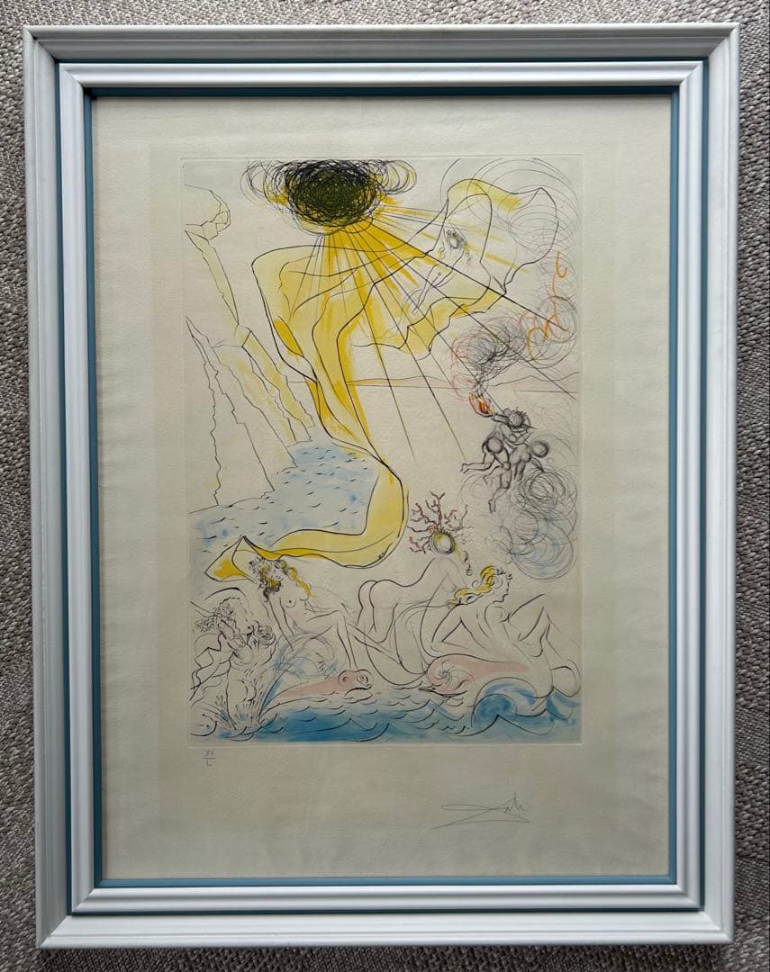 サルバドール・ダリ銅版画エッチング 『ビーナスの大勝利』1971年ダリ