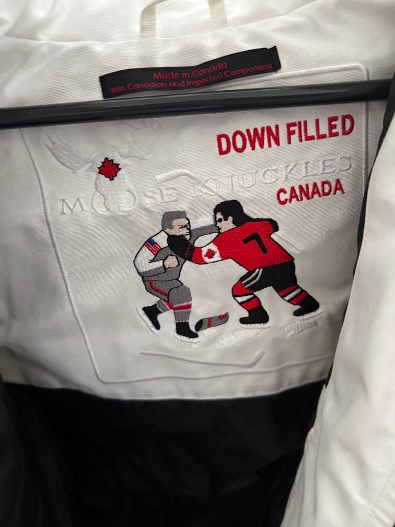 Moose Knuckles ダウンジャケット ホワイト