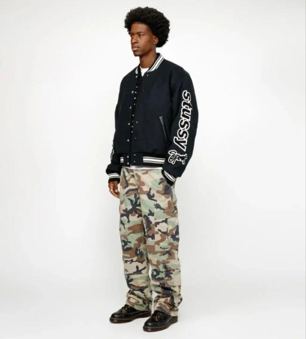 ジャケット・アウター Stussy Varsity Jacket Competiton \"Black\"
