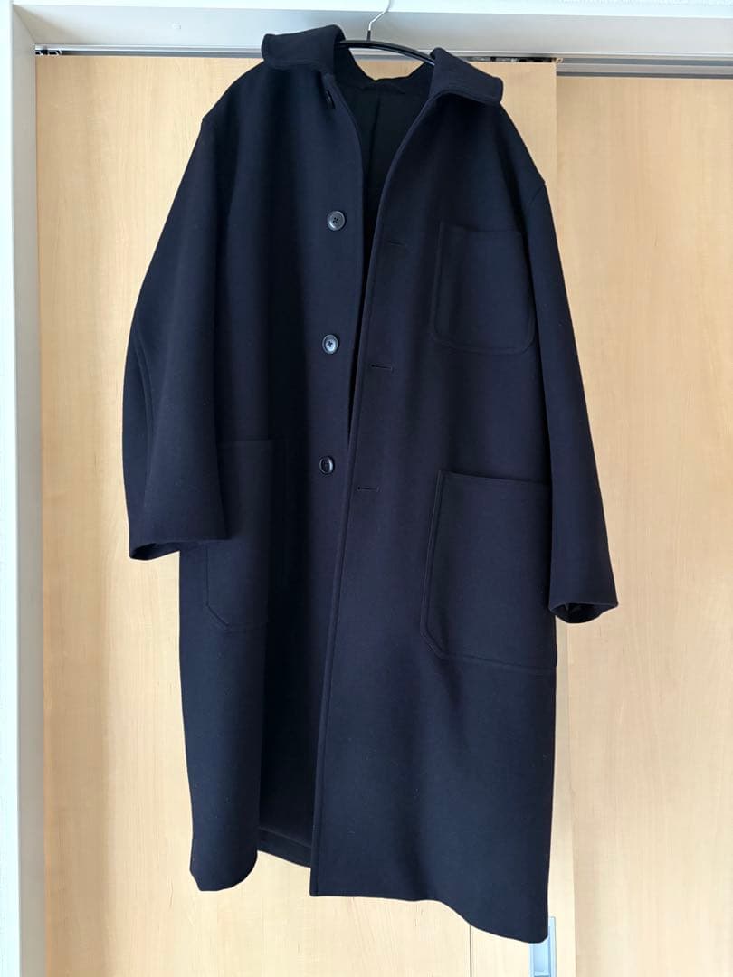 comoli 24aw ウールカシミアミリタリーコート　size2