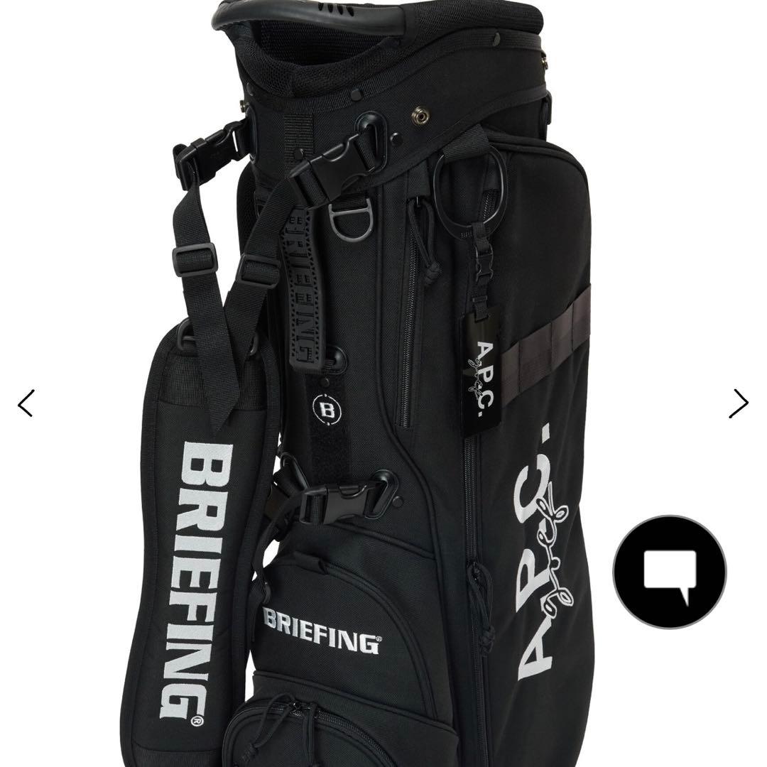【新品未使用】A.P.C. ブリーフィング　ゴルフバッグ ブラック Fサイズ