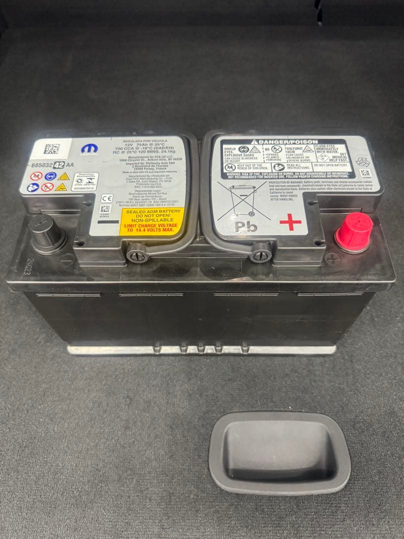 純正品 メインバッテリー ジープ ラングラー グランドチェロキー WL JL