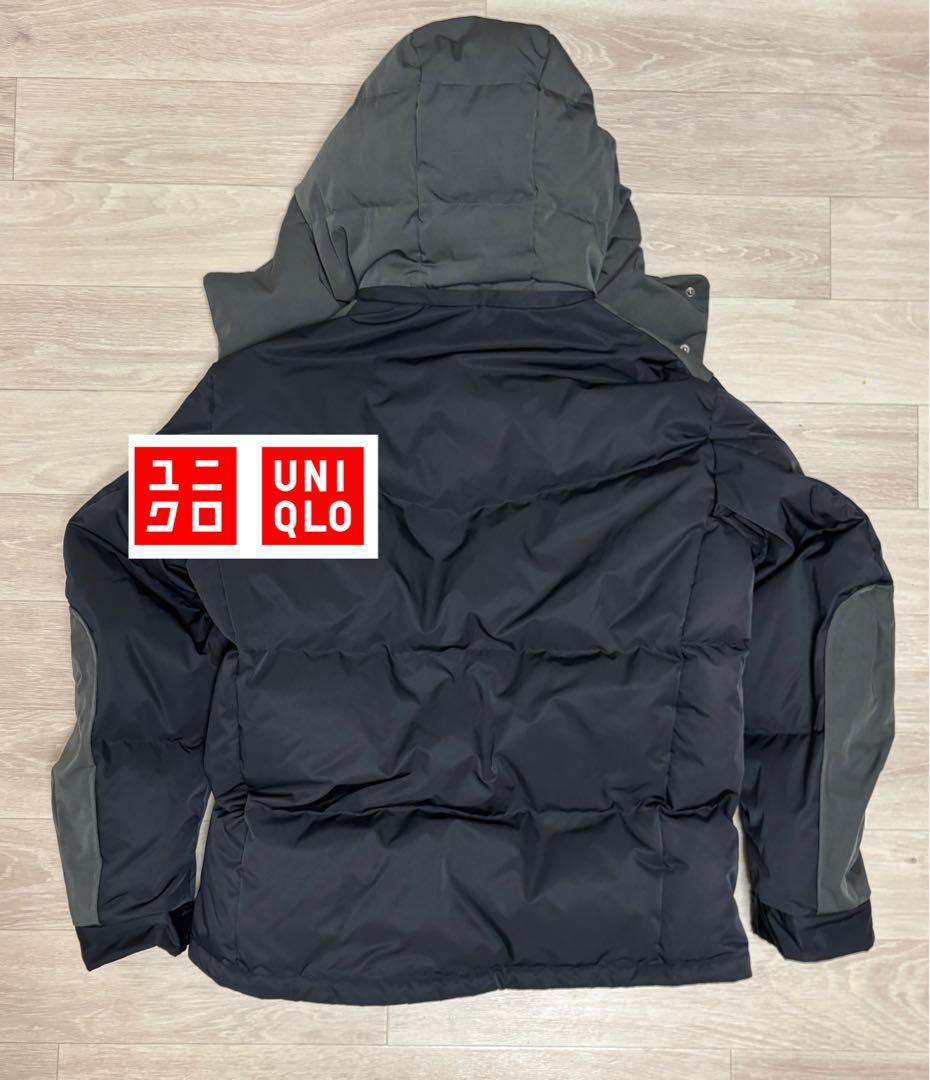 最 安値 でファッション - UNIQLO ダウンオーバーサイズパーカ