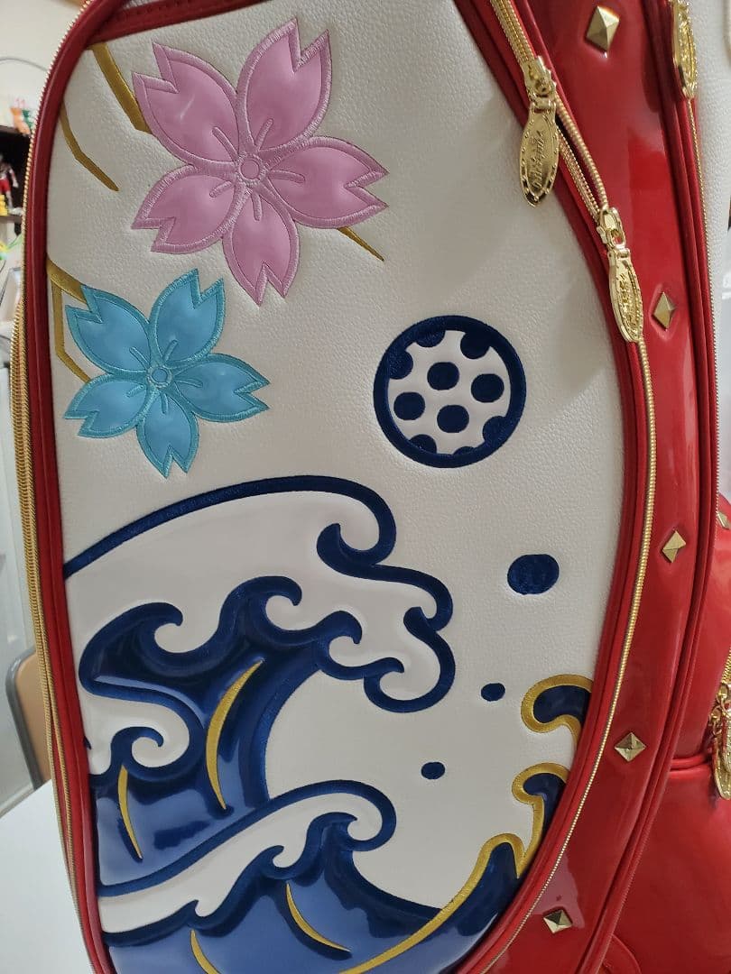 【限定100本】富士山/日本一CART BAG GOLD ゴルフバッグ