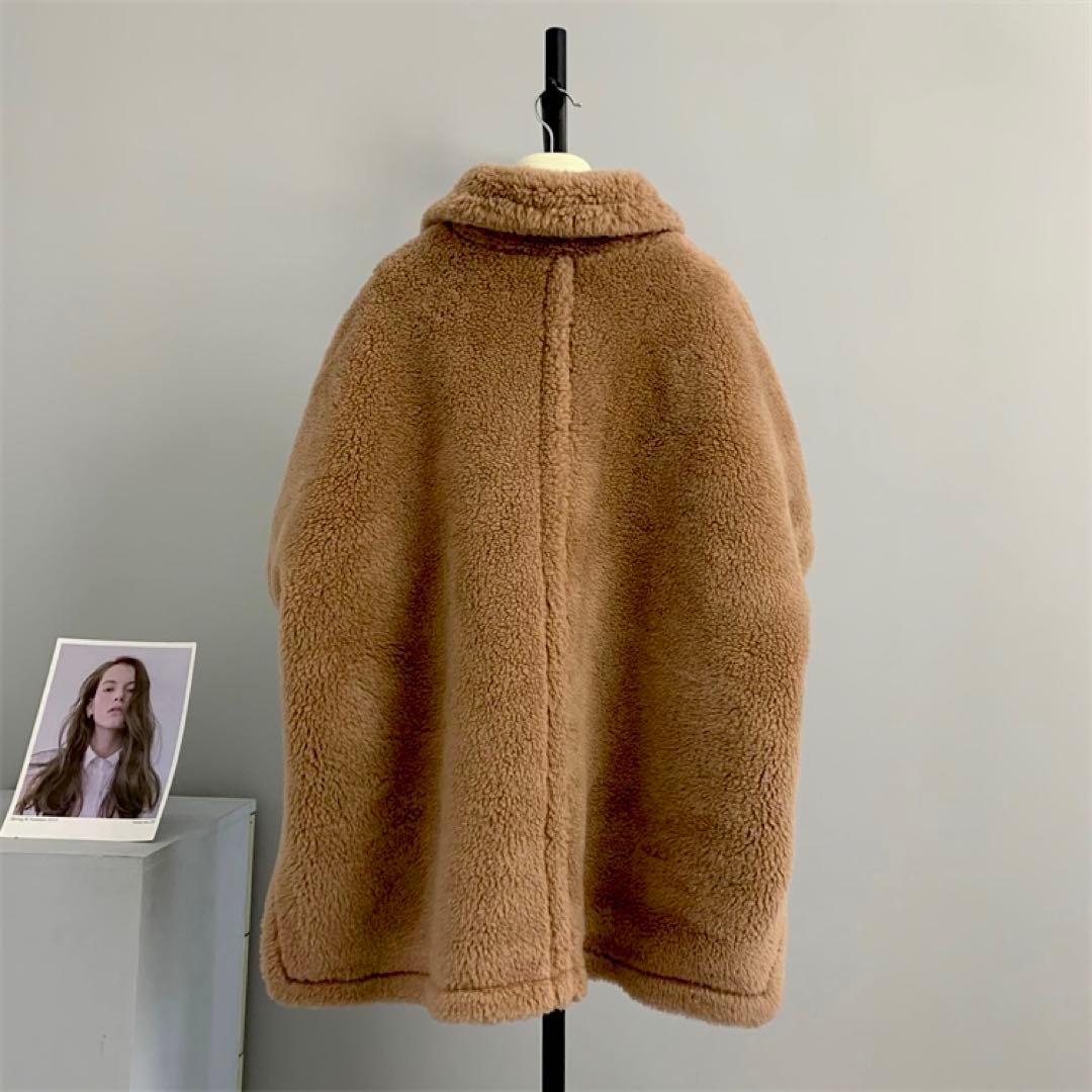 【週末限定22000円→20000円】テディ ポンチョ　MaxMaraお好きな方