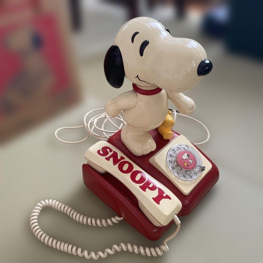 スヌーピーテレフォン　アンティーク雑貨インテリア