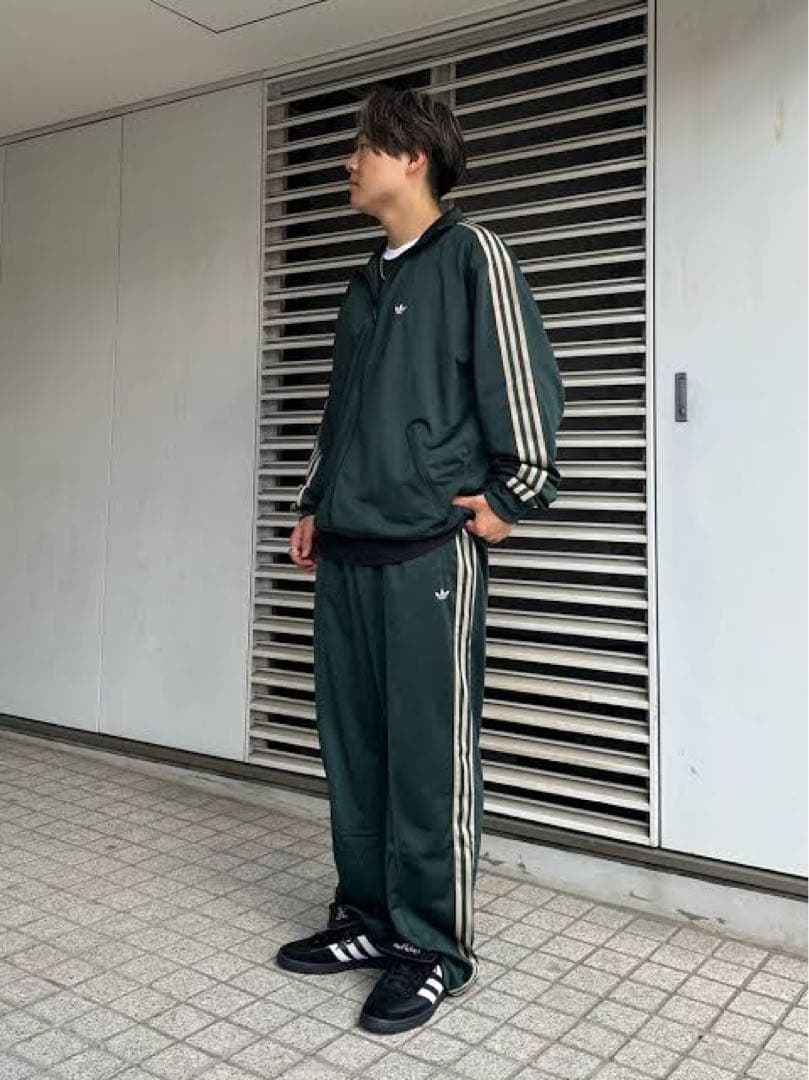 adidas 常田大希着用 ベッケンバウアー トラックパンツ グリーン 完売