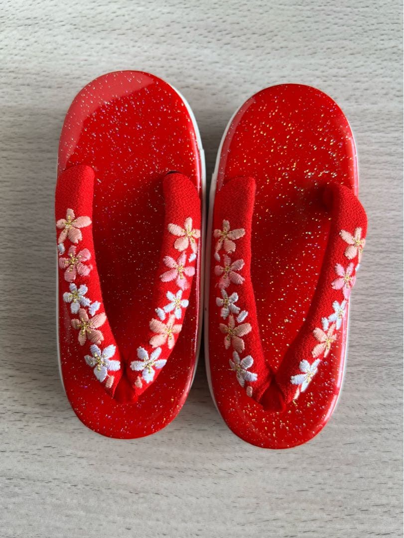 七五三 子供用着物フルセット 3歳 女の子 ふわふわファー襟付き 花柄 花うさぎ