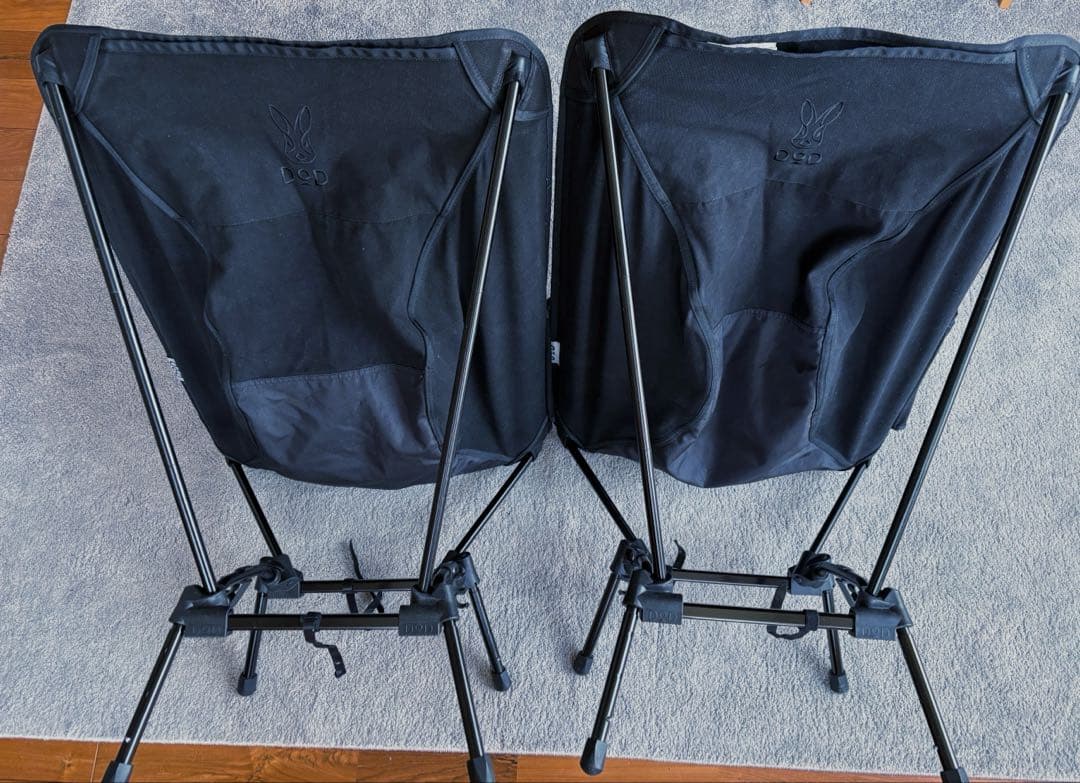 DOD スゴイッス ブラック　2脚セット　黒　椅子　イス　チェア　キャンプ