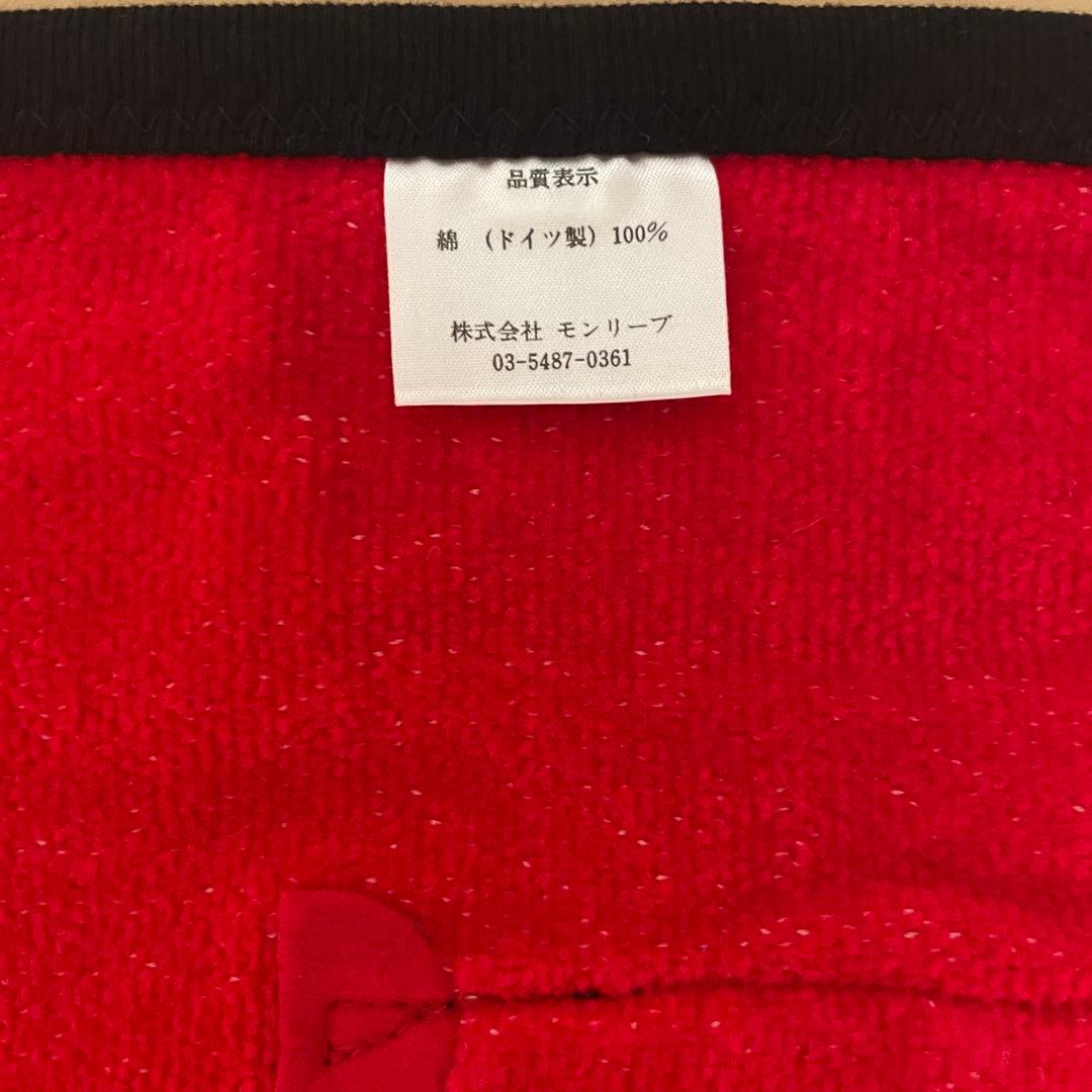 新品タグ付き☆フェイラー シュニール織 エプロン レッド 花柄