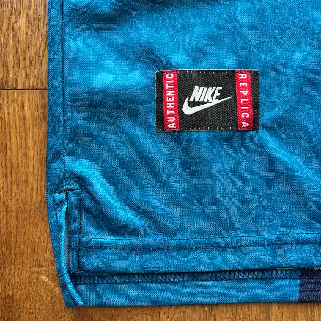 激レア 90s アーセナル アウェイユニフォーム ベルカンプ NIKE JVC