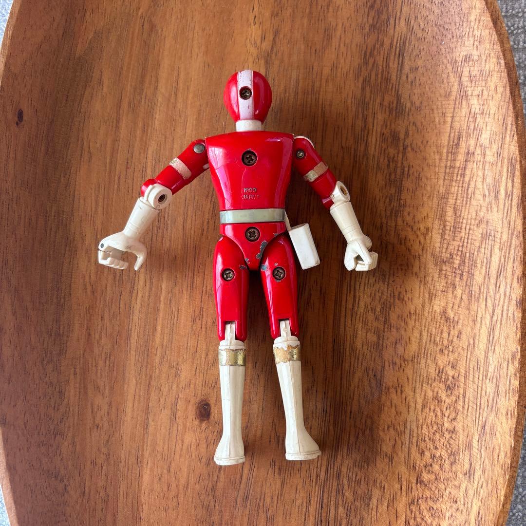 地球戦隊ファイブマン　レッド　超合金フィギュア　希少当時モノ　戦隊ヒーロー