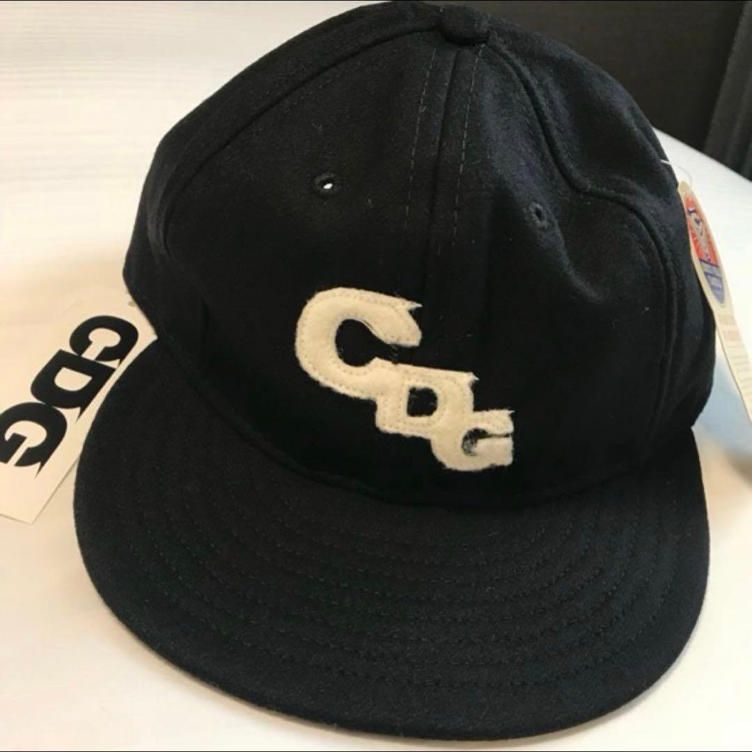 新品 comme des garcons ウールcap CDG コムデギャルソン CDG LOGO PATCH CAP Hat COMME des GARCONS | eBay
