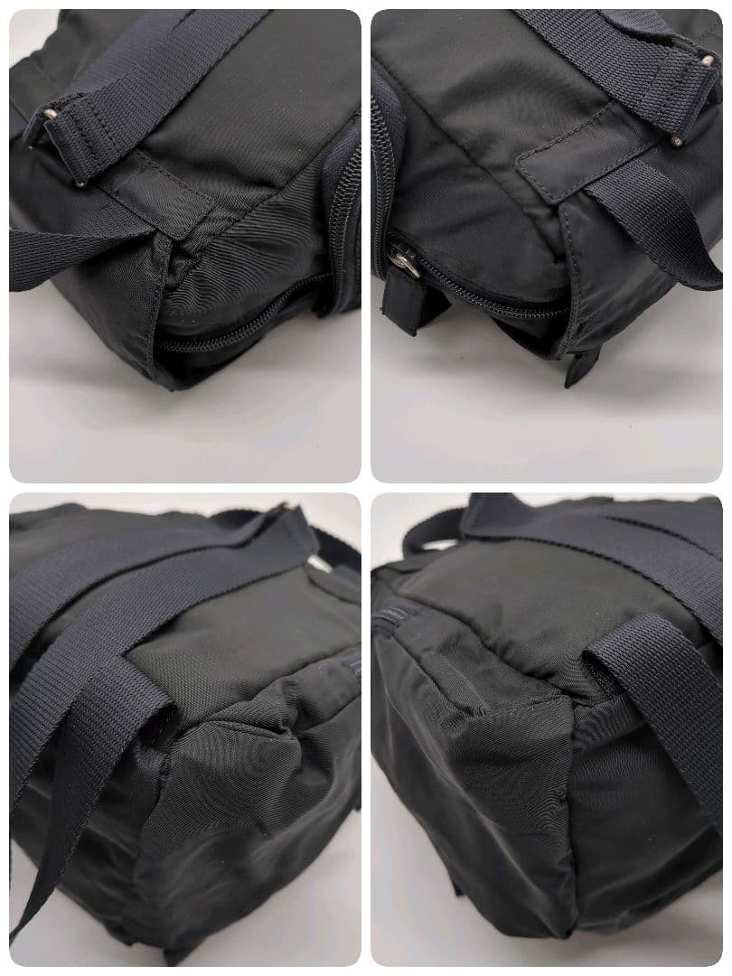 【人気モデル・美品】プラダ☆リュック テスート ナイロン 三角プレート 2way