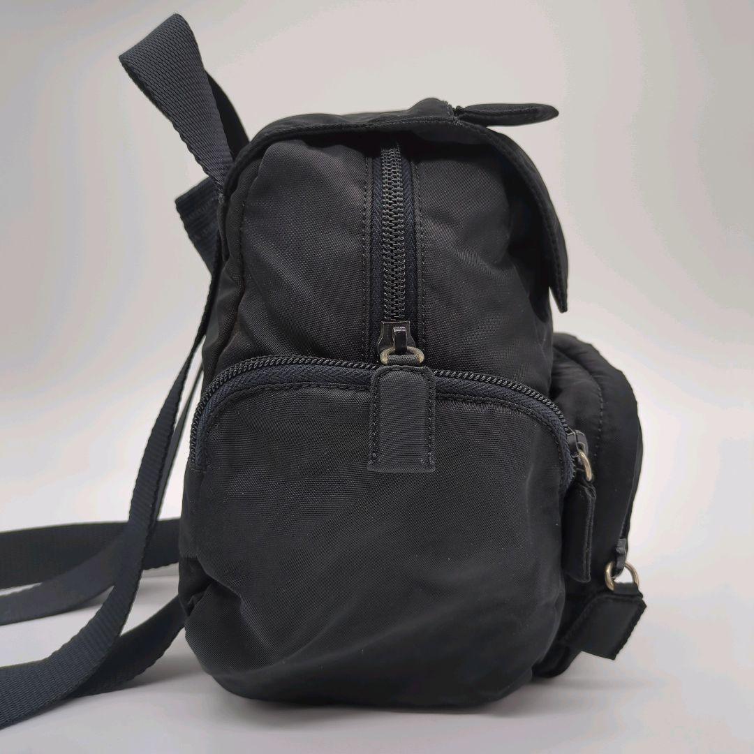 【人気モデル・美品】プラダ☆リュック テスート ナイロン 三角プレート 2way