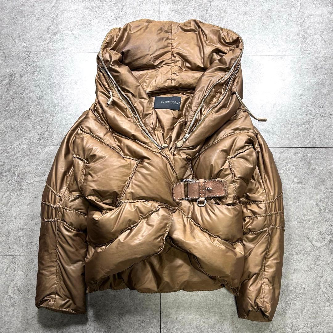 00s【ERMANNO SCERVINO】ギミックダウン/Y2K/グランジ/短丈