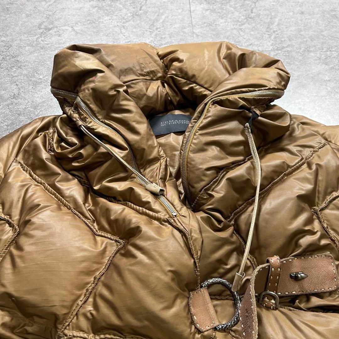 00s【ERMANNO SCERVINO】ギミックダウン/Y2K/グランジ/短丈