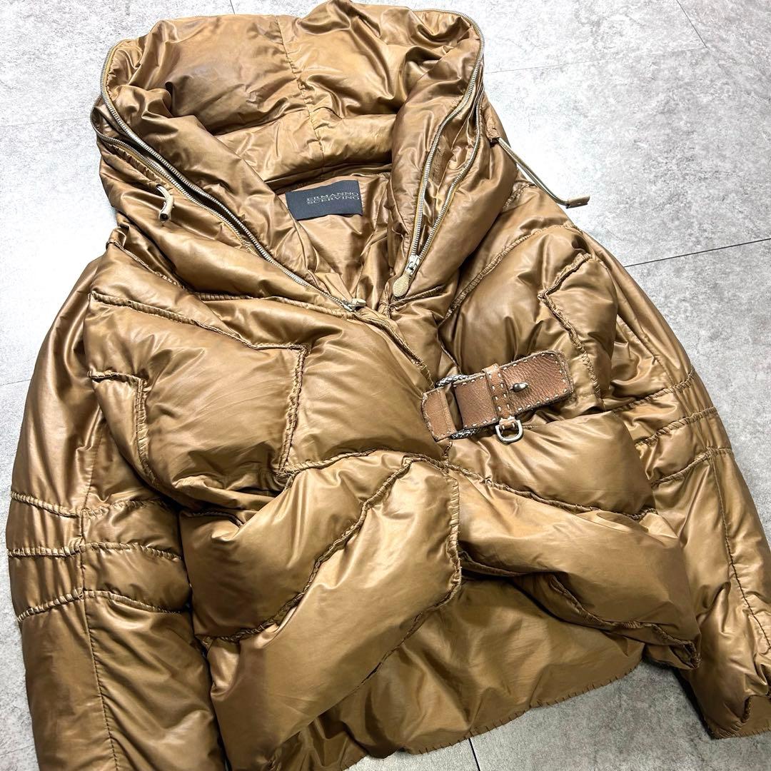 00s【ERMANNO SCERVINO】ギミックダウン/Y2K/グランジ/短丈