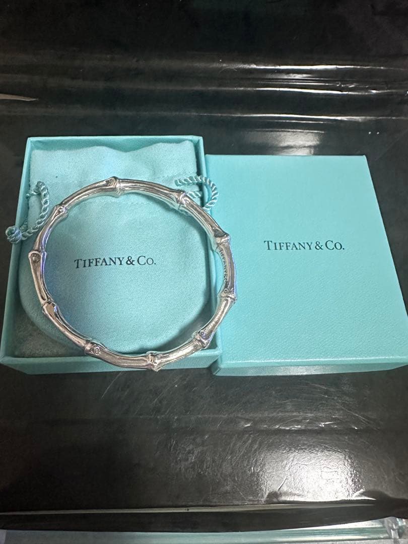 美品　Tiffany&Co. ティファニー　バンブー バングル ブレスレット