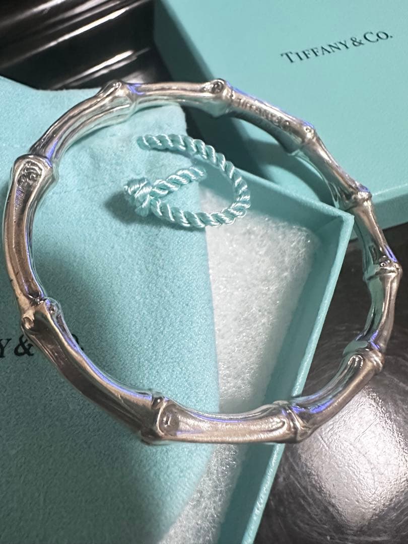 美品　Tiffany&Co. ティファニー　バンブー バングル ブレスレット