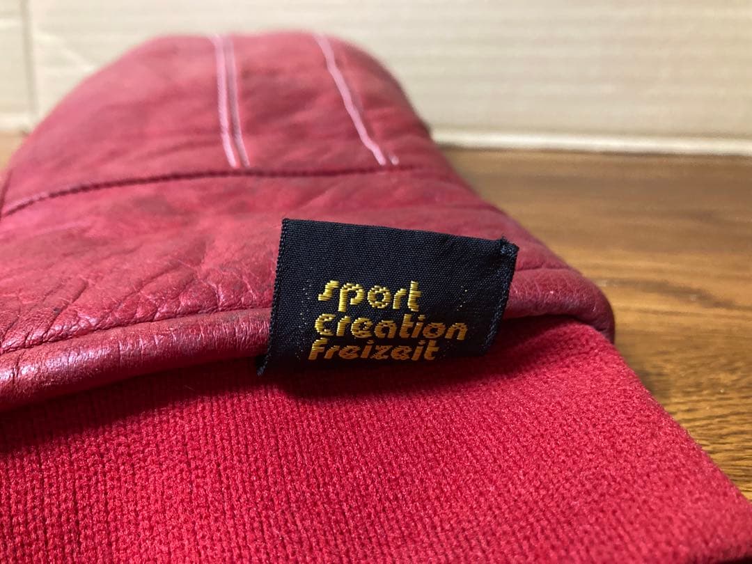 80年代 ビンテージ hayler レザー グローブ 手袋 スキー 登山 当時物