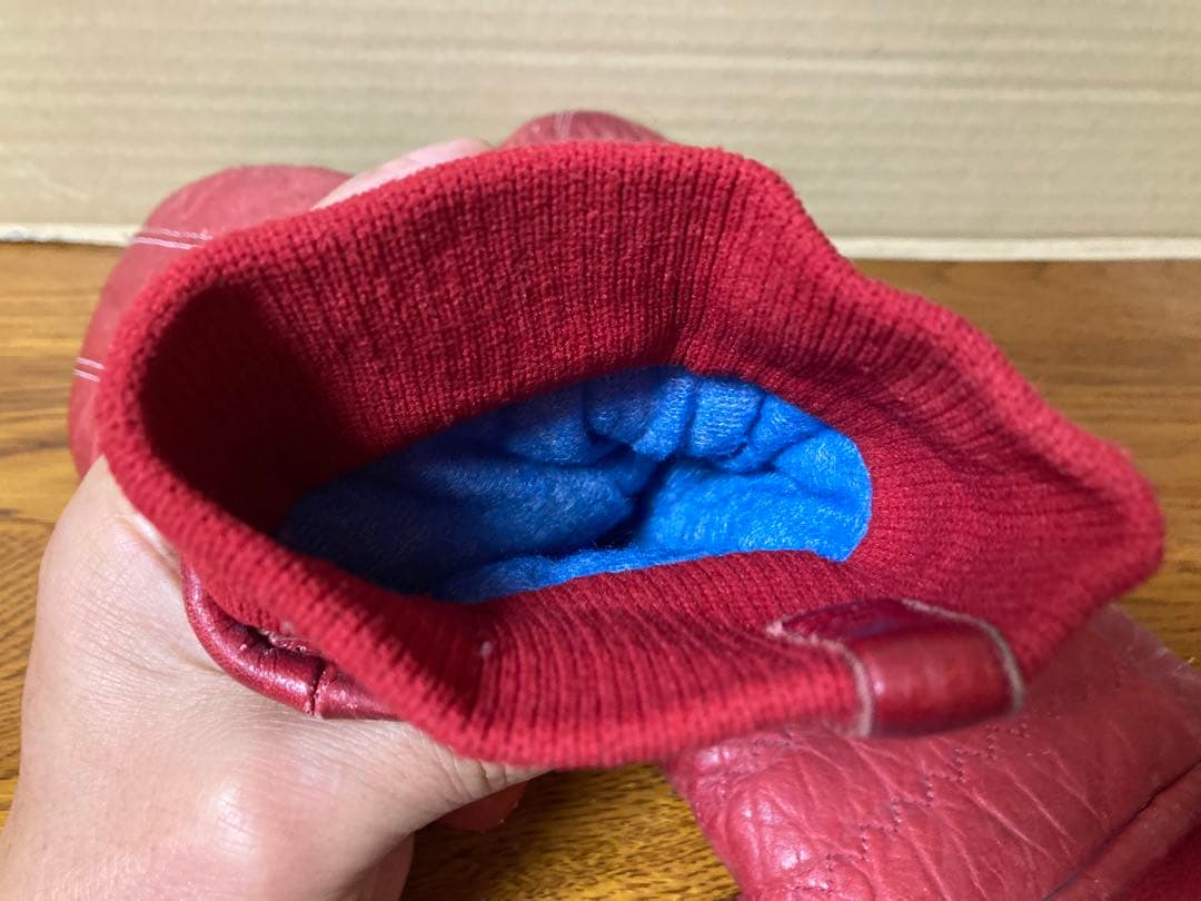 80年代 ビンテージ hayler レザー グローブ 手袋 スキー 登山 当時物