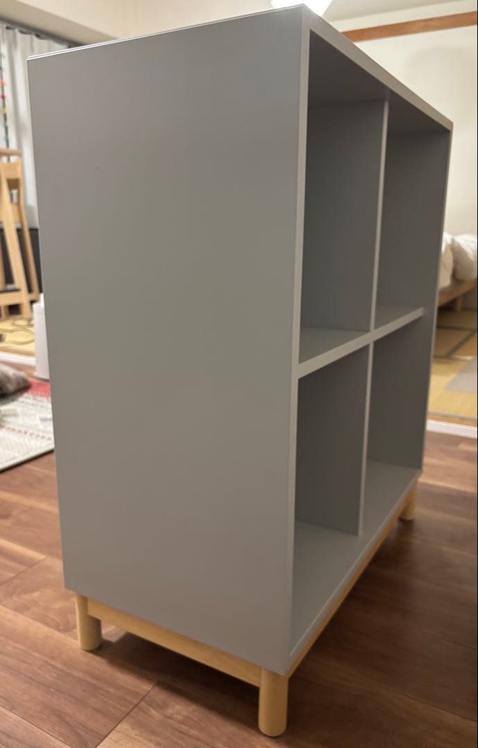IKEA エーケト 本棚 キャビネット ライトグレー 美品