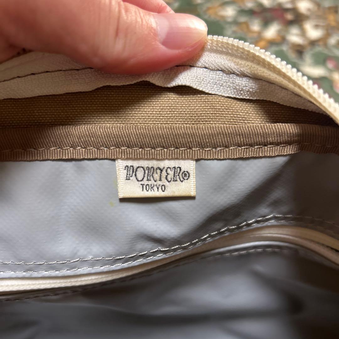 PORTER BEAT ショルダーバッグ ベージュ 大容量