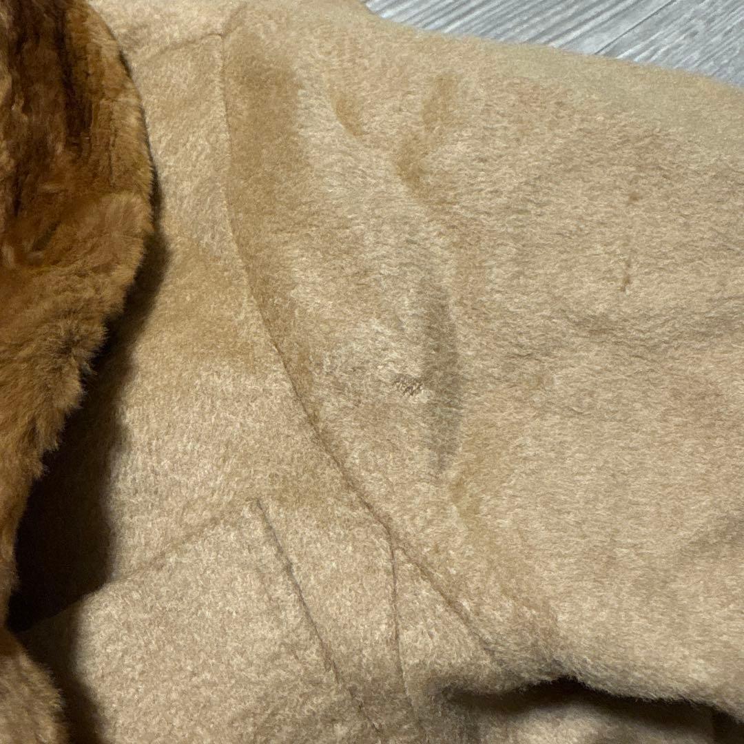 R*I様 HA-1455 Max Mara ミンクファー付 ロング丈コート キャ